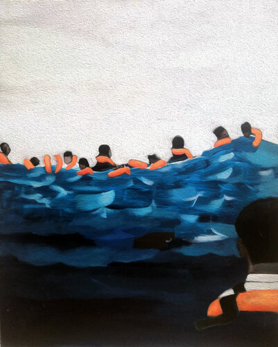 Naufrage by Lauriane Itoua (Lylo), Painting for Sale on Select