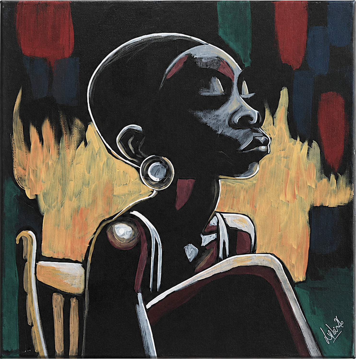 Nina Lauriane Itoua (Lylo) Original painting for sale