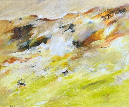Alpages by Geneviève Girod, Painting for Sale on Select