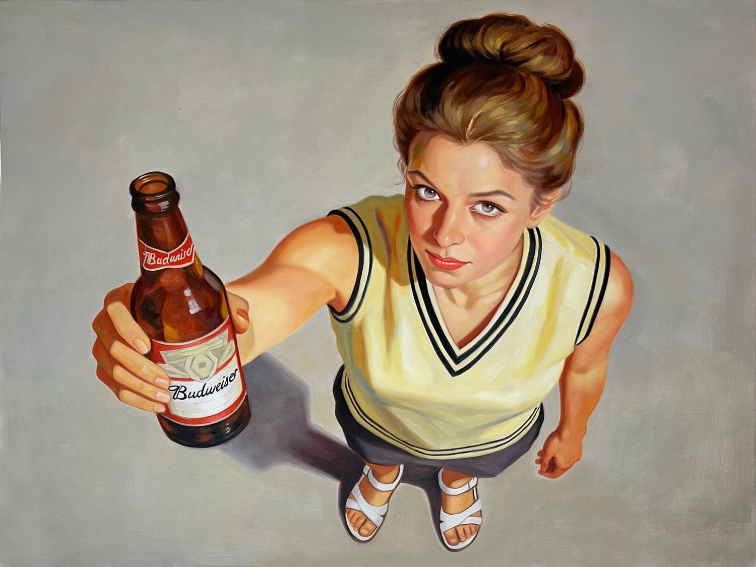 My Bud and Me! Jean-Marie Gitard Original painting for sale
