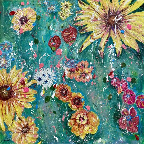 Prato Fiorito by Biagio Antonio Occhipinti, Painting for Sale on Select