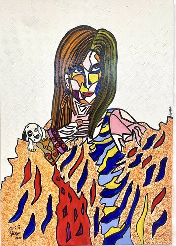 Crudelia by Biagio Antonio Occhipinti, Painting for Sale on Select