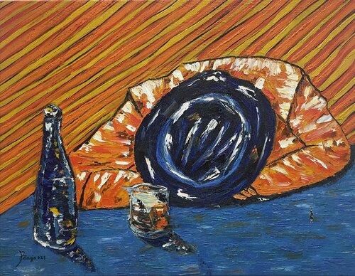 The Drunkard (omaggio a Vincent Van Gogh) by Biagio Antonio Occhipinti, Painting for Sale on Select