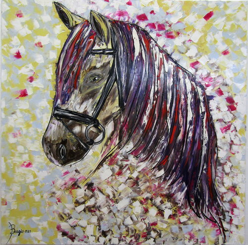 THE HORSE by Biagio Antonio Occhipinti, Painting for Sale on Select