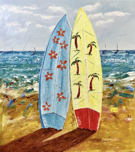 Aspettando le Onde by Biagio Antonio Occhipinti, Painting for Sale on Select