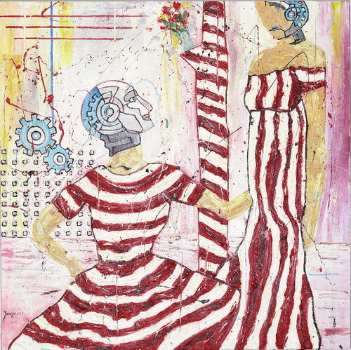 Transizione #4 (Il perdono) by Biagio Antonio Occhipinti, Painting for Sale on Select