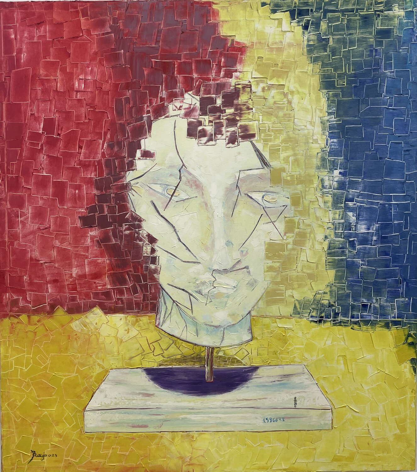 Siamo Numeri 1996633 Biagio Antonio Occhipinti Original painting for sale