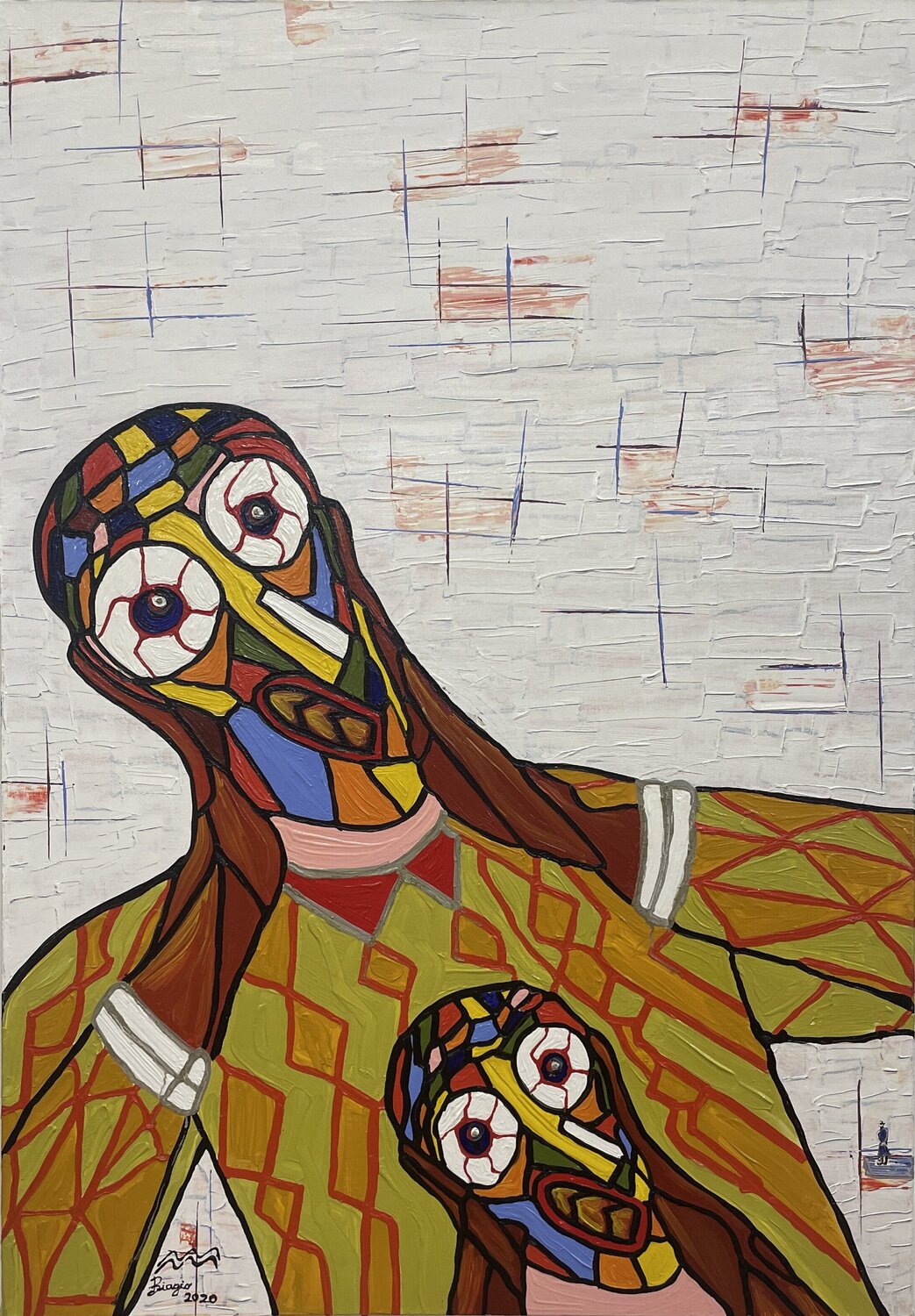 Fear of the Dark Biagio Antonio Occhipinti Original painting for sale