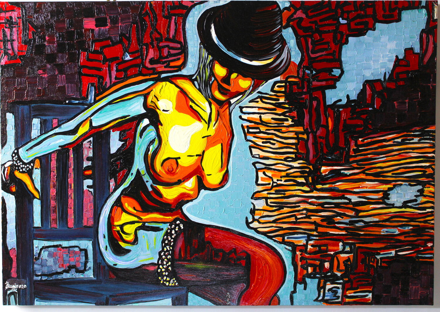 Nudo Biagio Antonio Occhipinti Original painting for sale