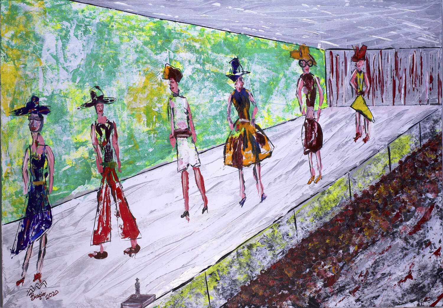 Mod'Arte Biagio Antonio Occhipinti Original painting for sale