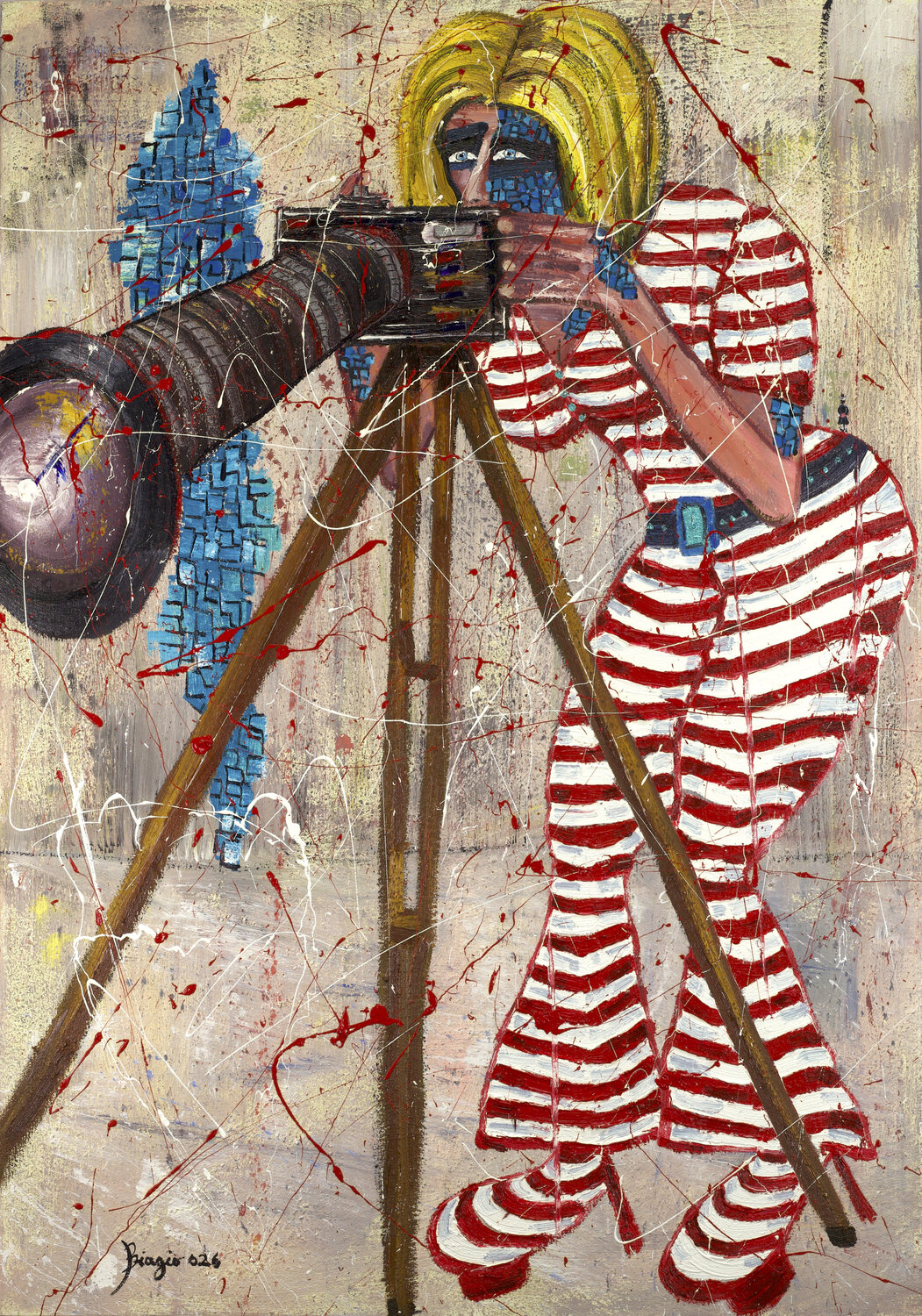 La Fotografa Biagio Antonio Occhipinti Original painting for sale