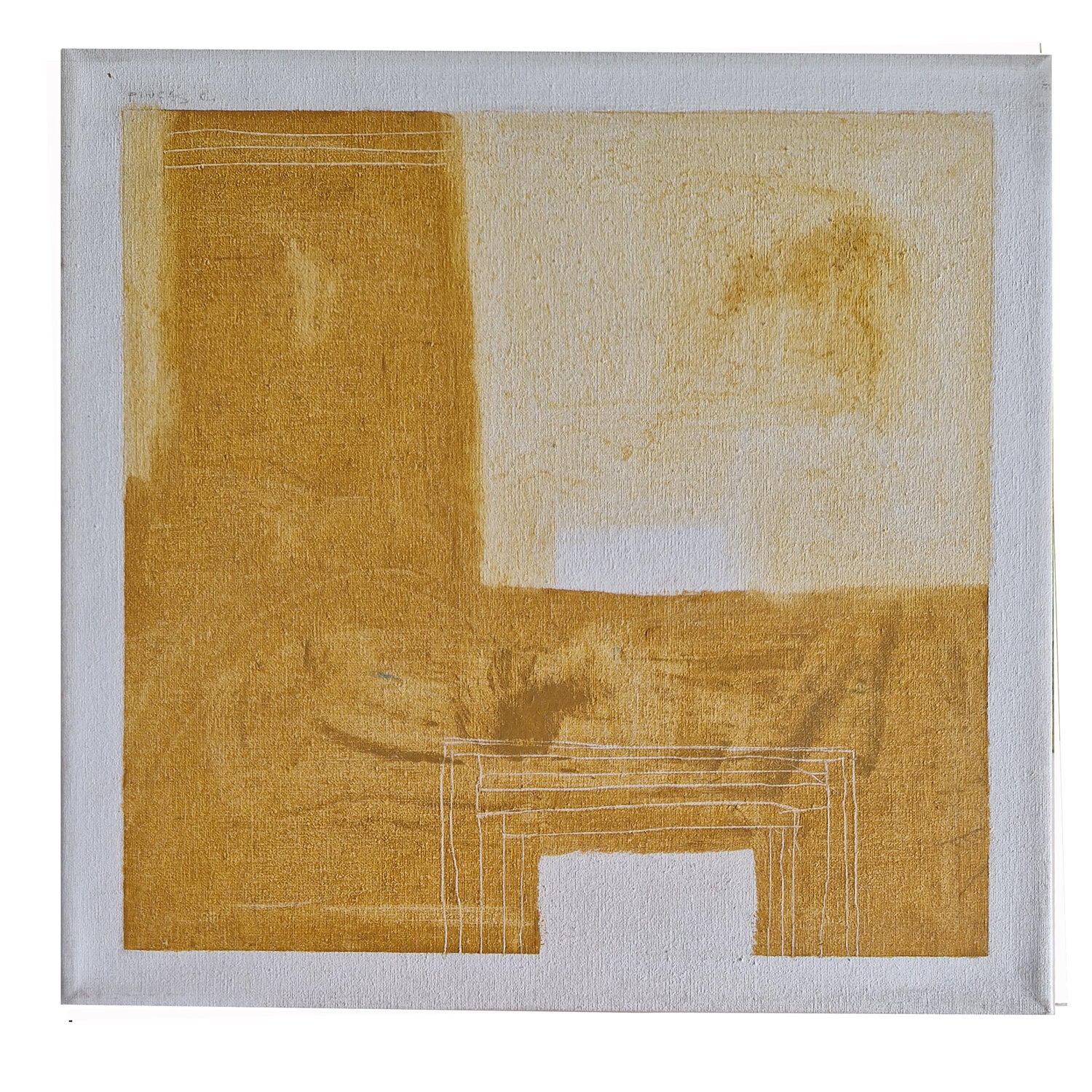 Abstraccion en Ocres Claudio Pincas Feldman Original painting for sale