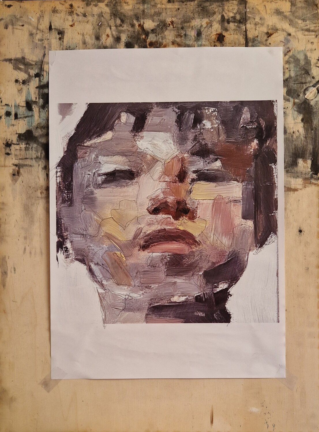 'China '(Retrato) Claudio Pincas Feldman Original painting for sale