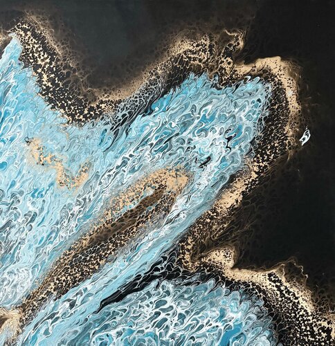 Turquoise dream by Inna Horch, Painting for Sale on Select