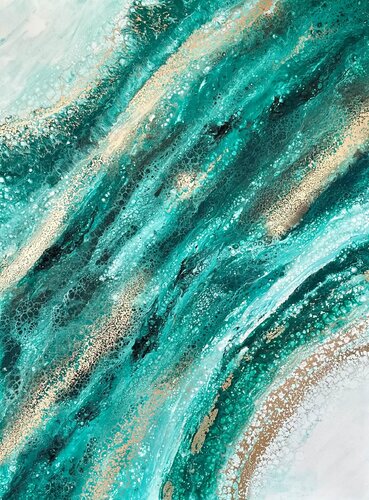 Emerald dream by Inna Horch, Painting for Sale on Select