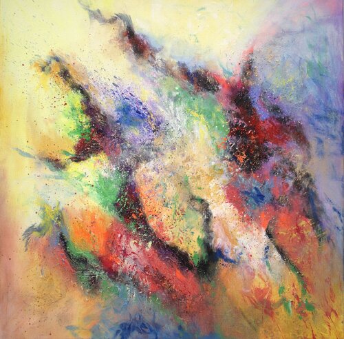 Abstract Mysterium by Ludmilla Ukrow, Painting for Sale on Select