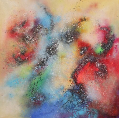 Abstract Magnum by Ludmilla Ukrow, Painting for Sale on Select