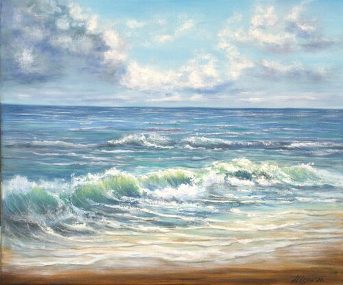 Ocean Breeze von Ludmilla Ukrow, Malerei kaufen auf Select