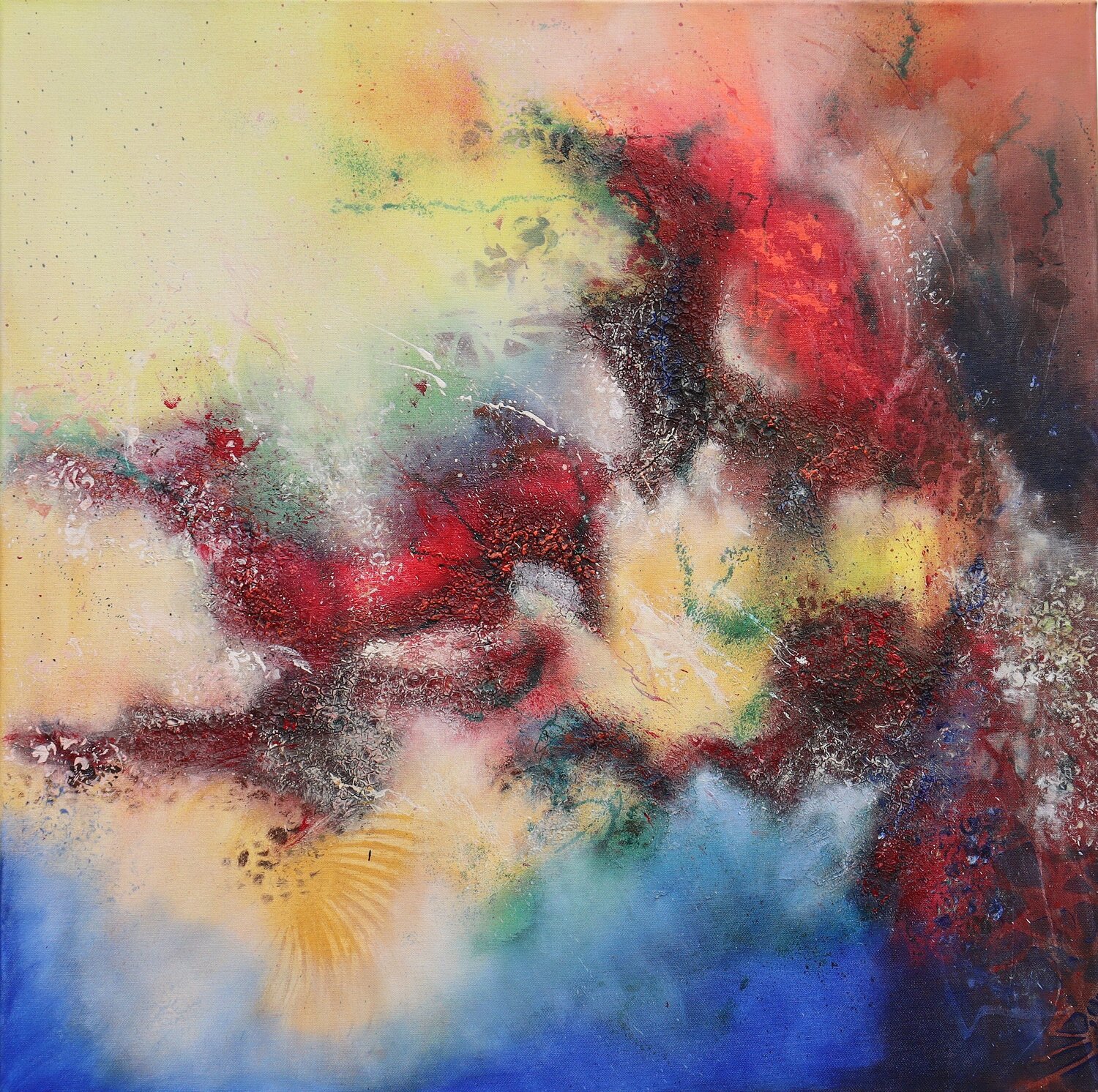 Abstract Spectrum Ludmilla Ukrow Original painting for sale