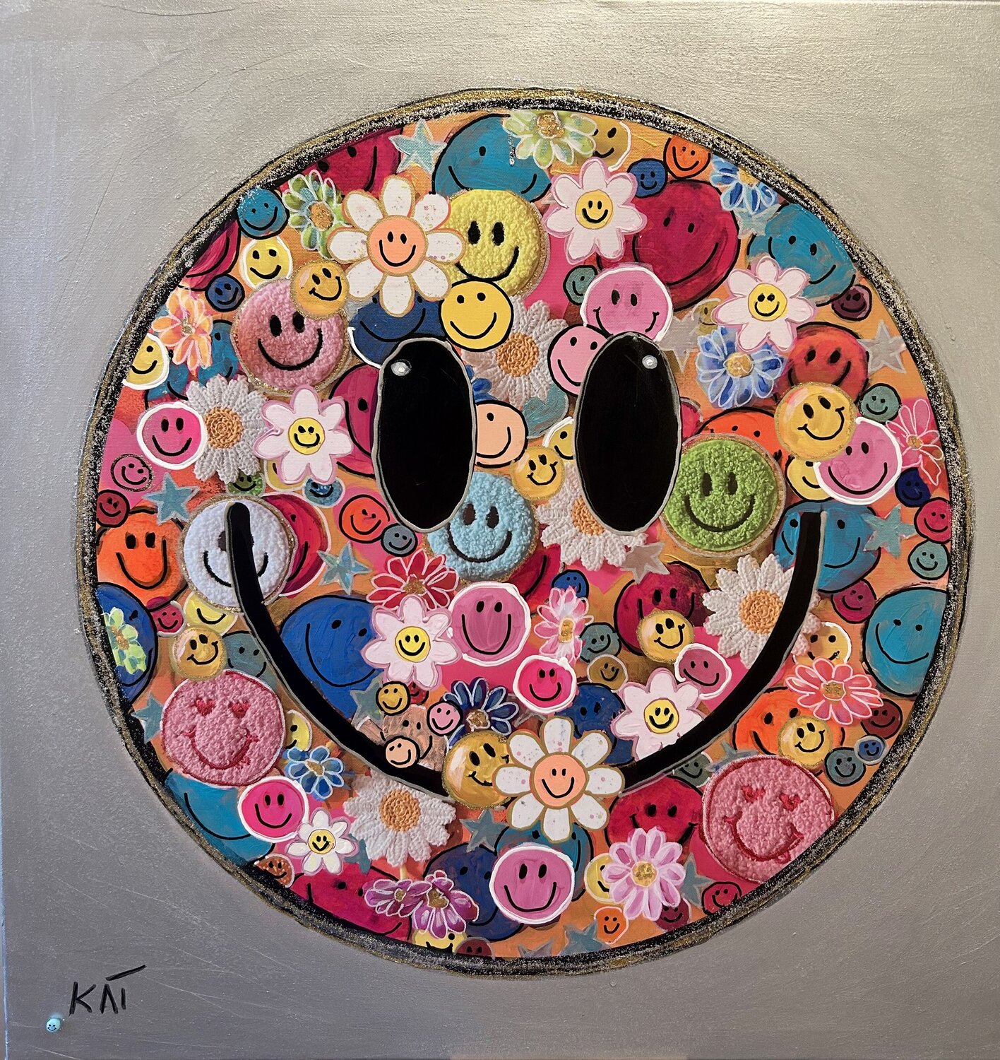 Happie CELESTE Kat Lassen Original painting for sale