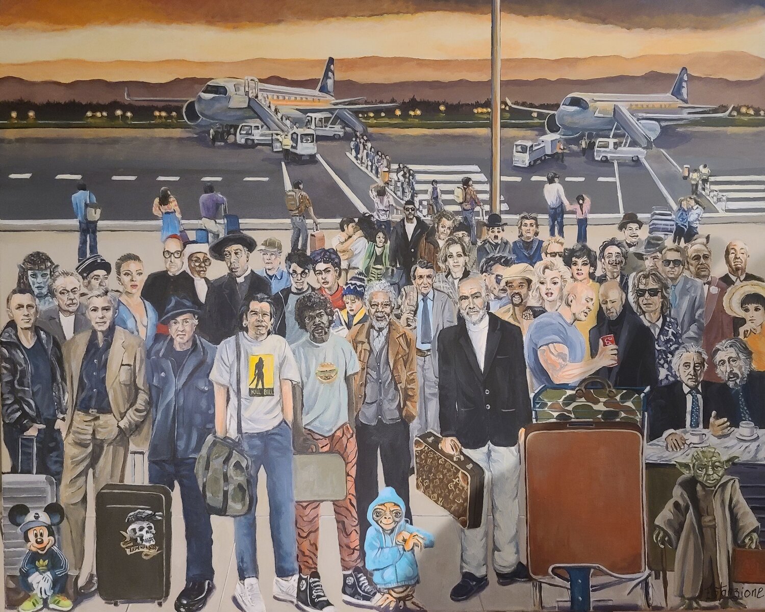 AEROSTARS Francis Stanzione Original painting for sale