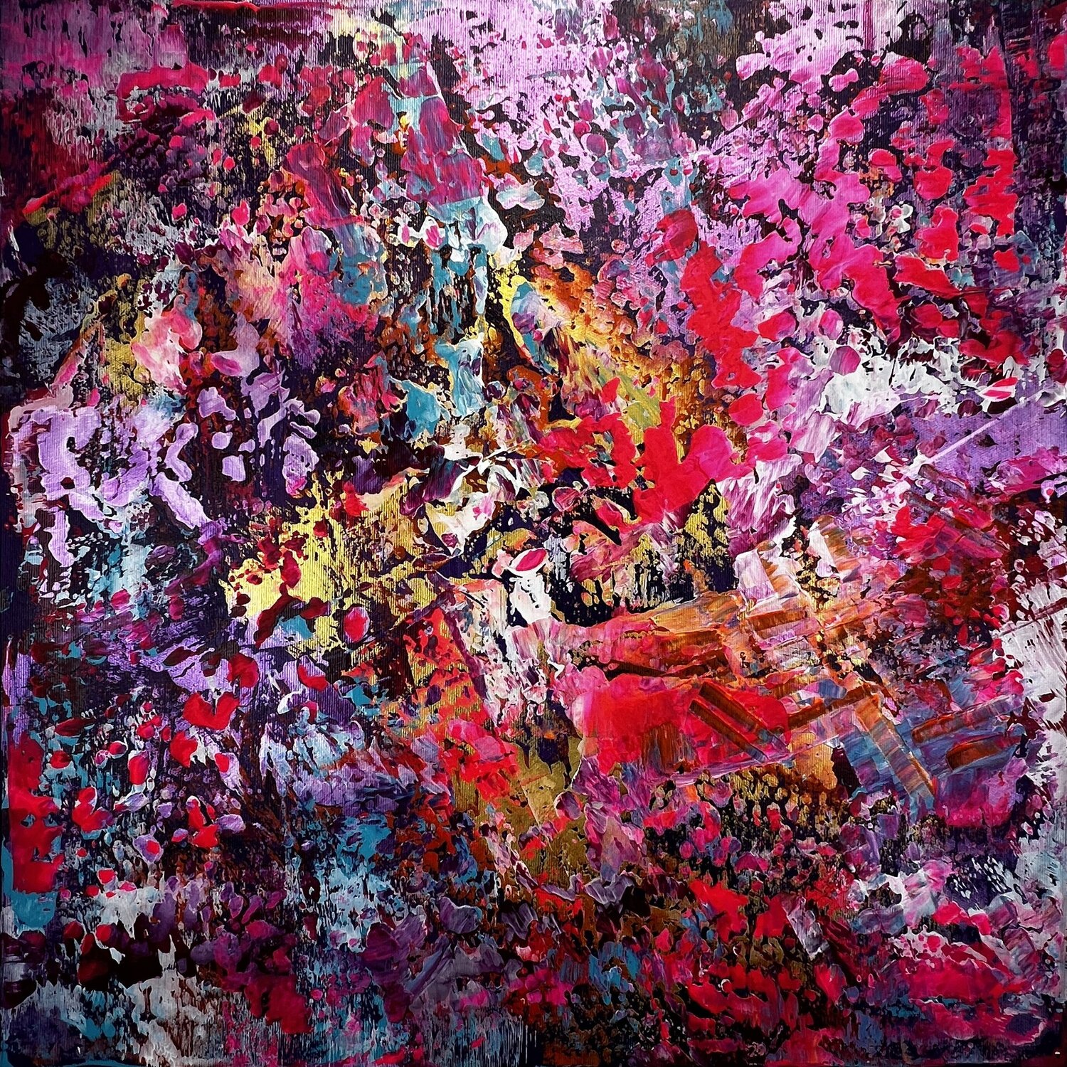 Abstrakt 2423 - "Summertime" Inga Knaak Original painting for sale