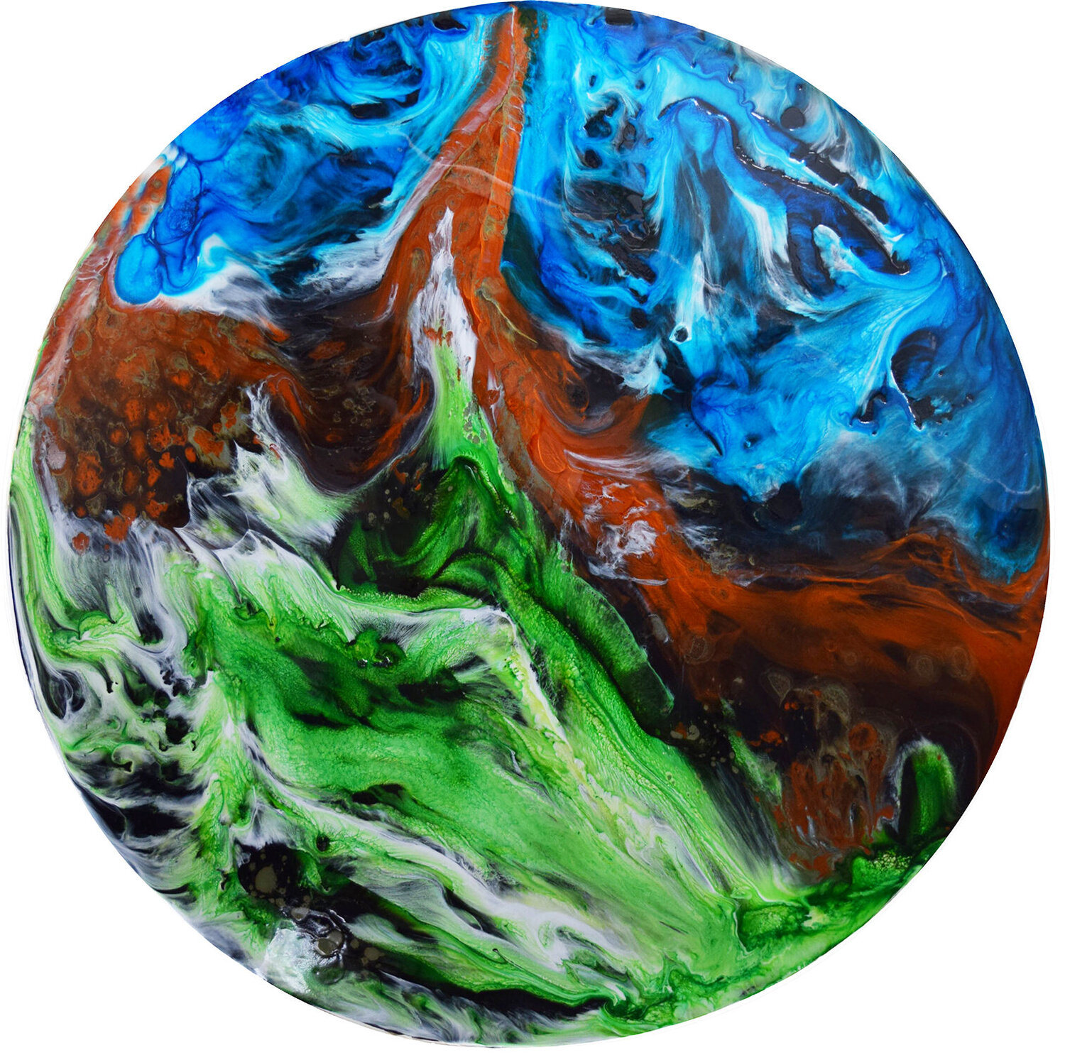 Go with the Flow Anna Sidi-Yacoub Original painting for sale