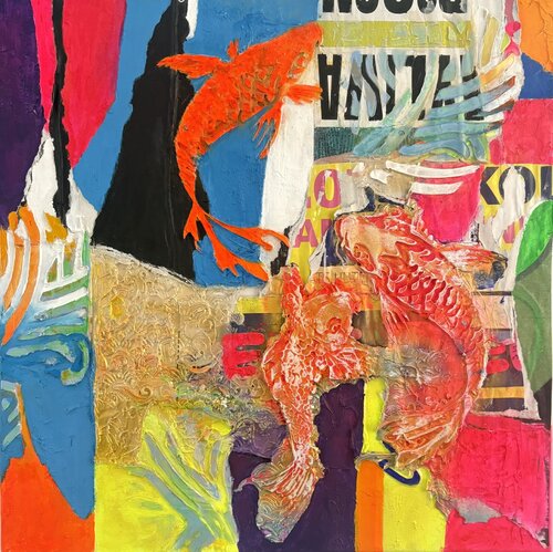East Meets Pop by Robert Tietz, Painting for Sale on Select
