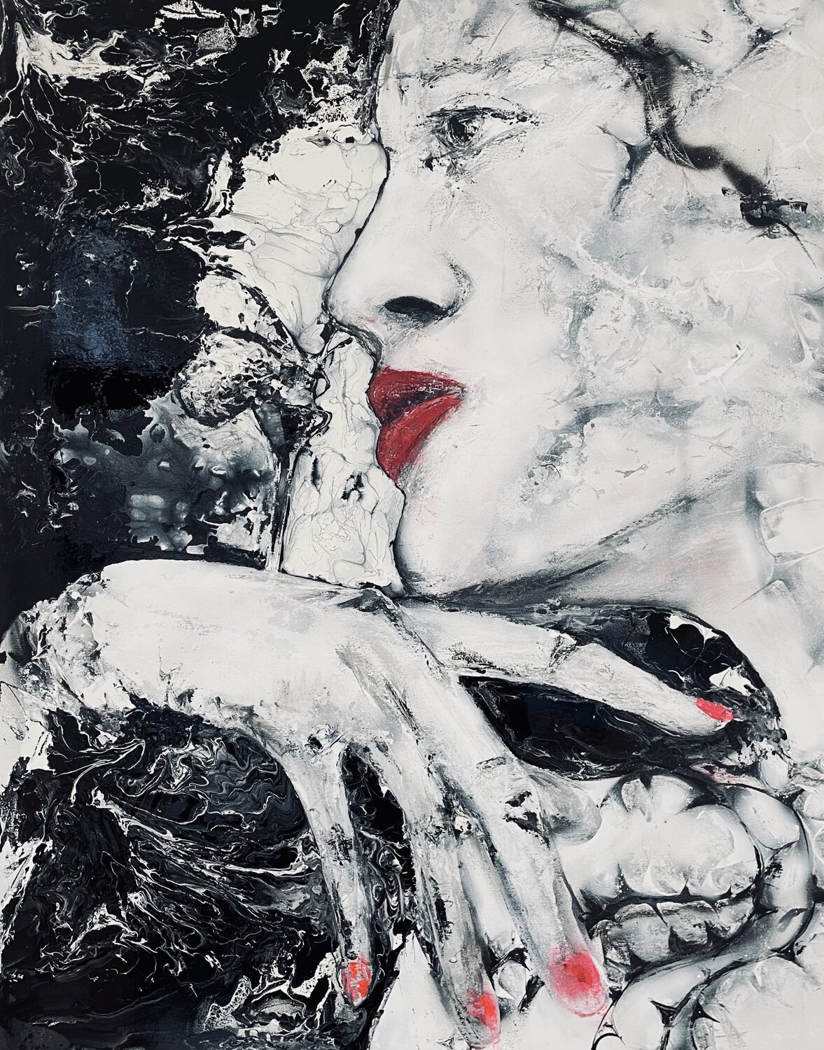 Ewigkeit & Augenblick _05 Robert Tietz Original painting for sale