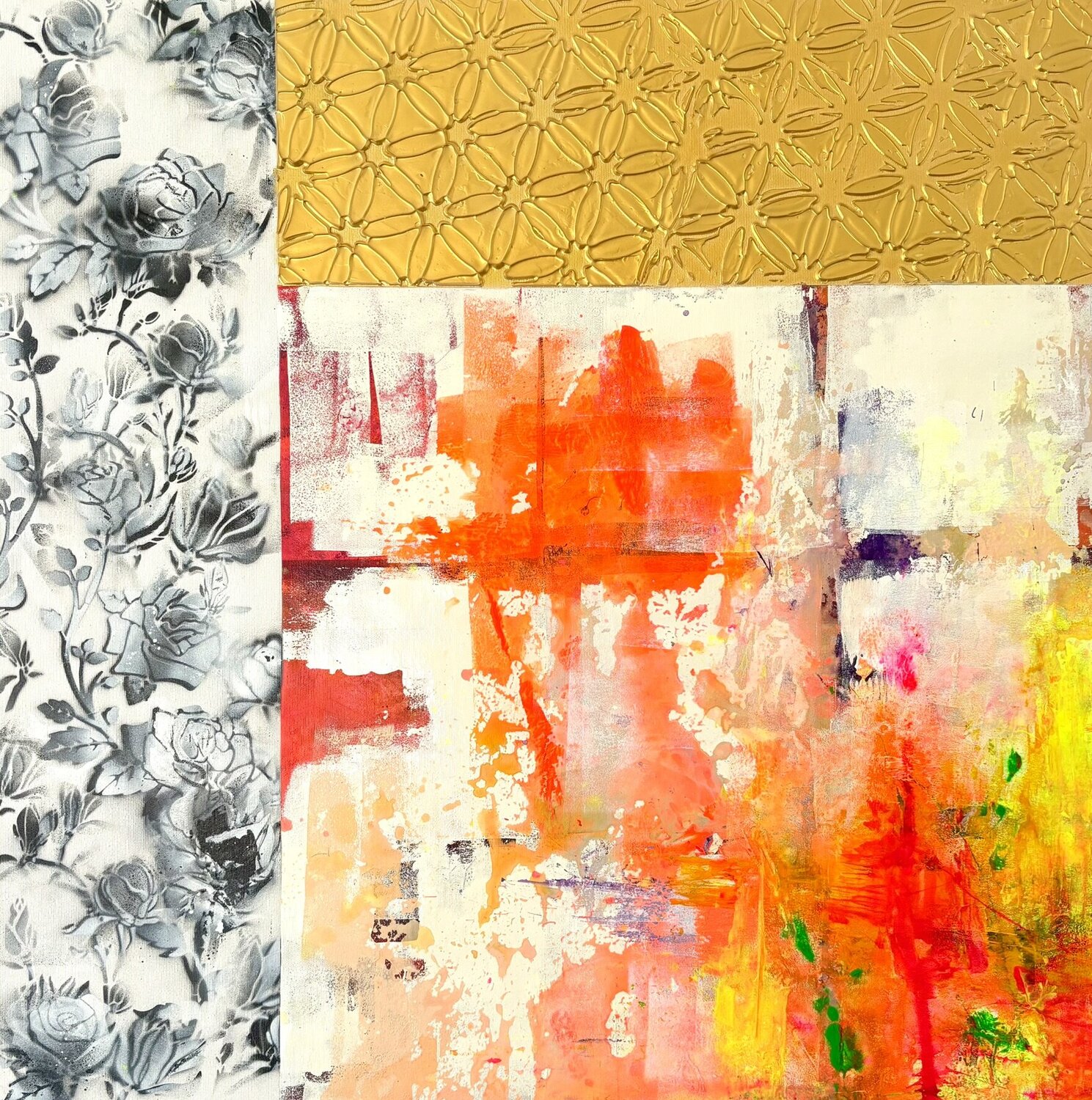 Catch The Abstract #01 Robert Tietz Original painting for sale