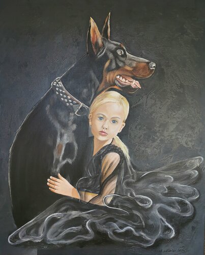 Bedingungslos by Angela Weidner, Painting for Sale on Select