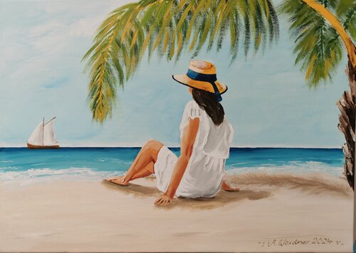 Sehnsucht by Angela Weidner, Painting for Sale on Select