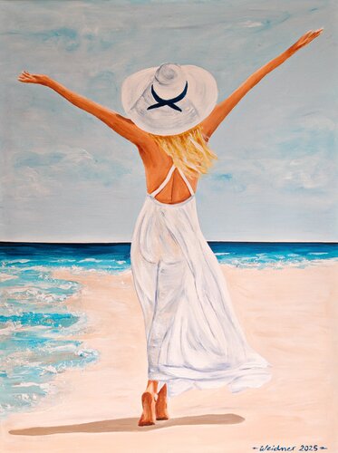 Summer vibes by Angela Weidner, Painting for Sale on Select