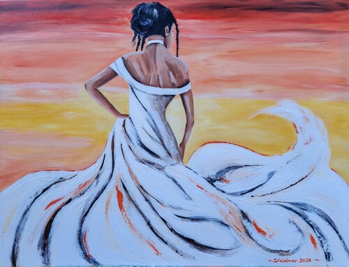 Sunset Grace by Angela Weidner, Painting for Sale on Select