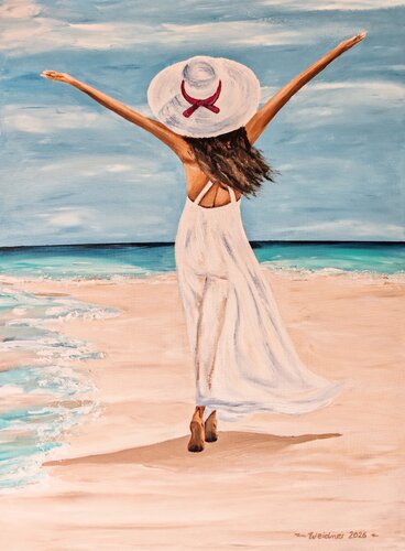 Endless Summer Dreams by Angela Weidner, Painting for Sale on Select