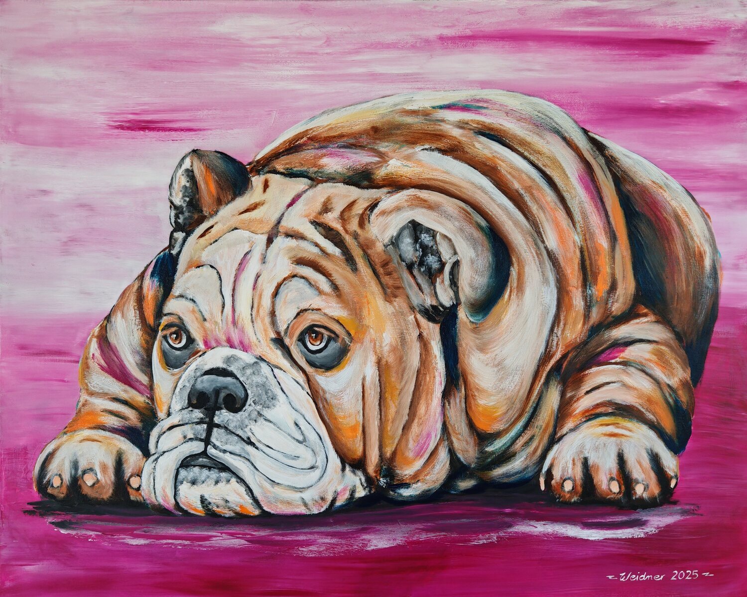 Queenie Angela Weidner Original painting for sale