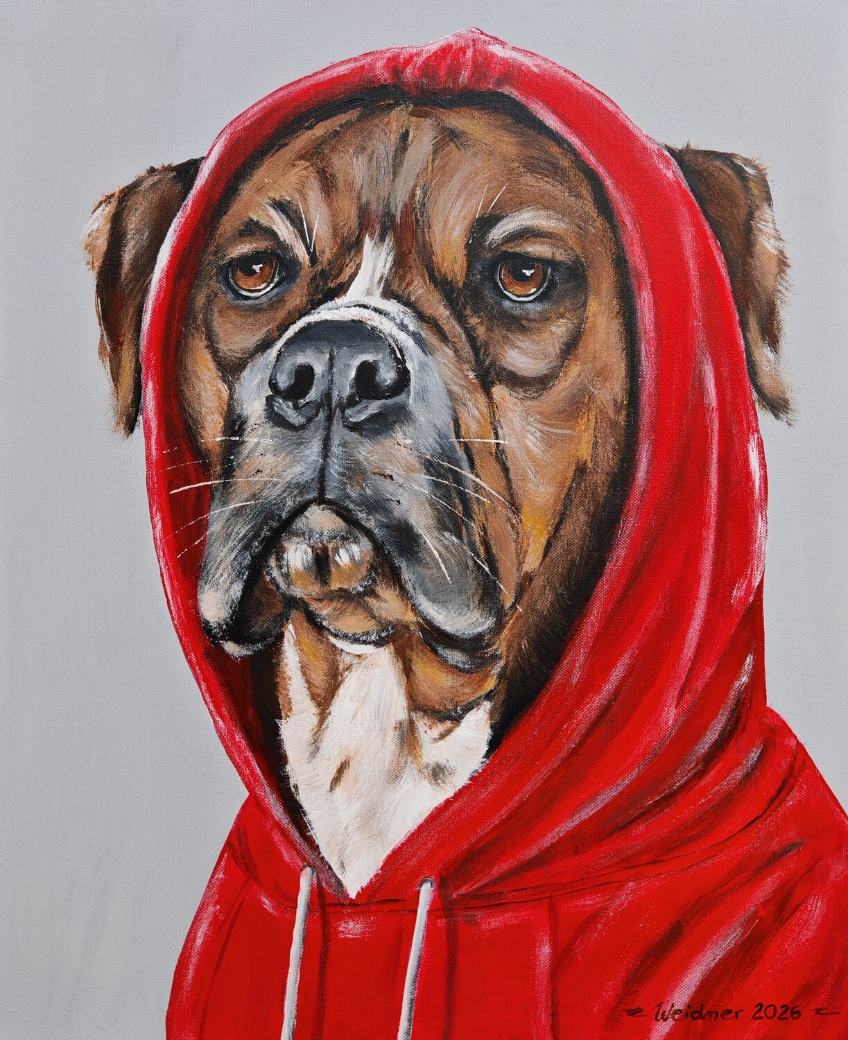 Don Rojo Angela Weidner Original painting for sale
