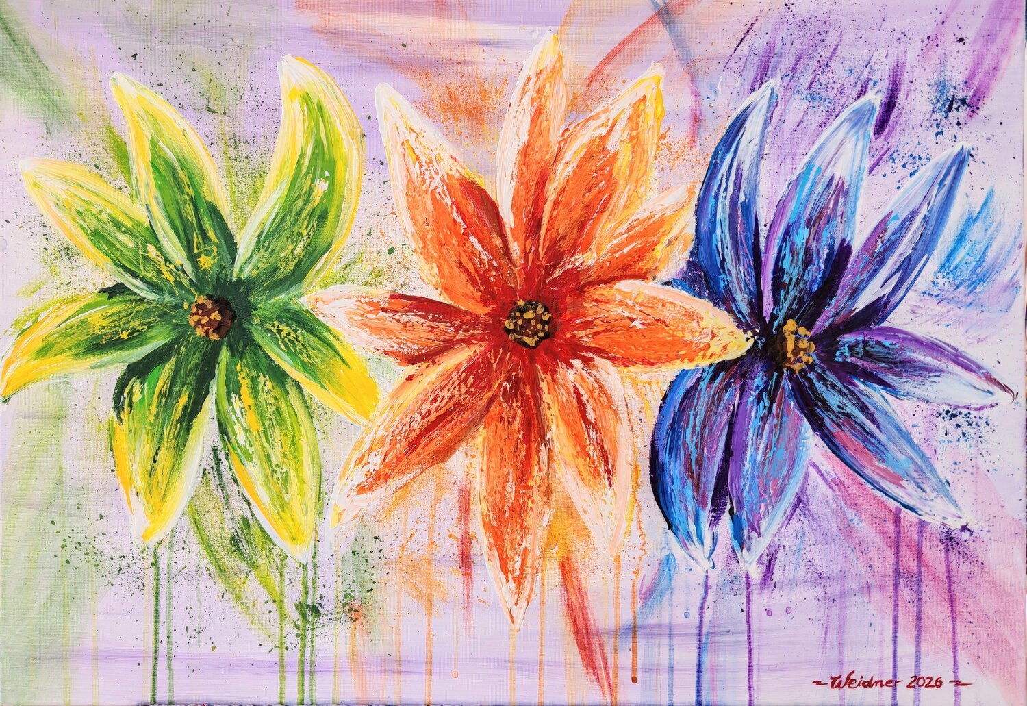 Sinfonia de Colores Angela Weidner Original painting for sale