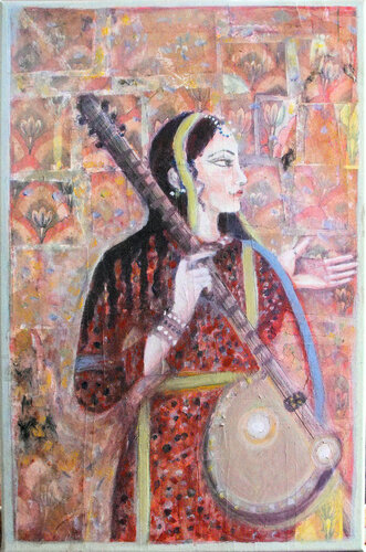 you were never reallyhere: series 5 look East by Nalini Shanthi Cook, Painting for Sale on Select
