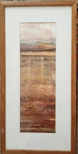 Vista 1 : series 2 landscape by Nalini Shanthi Cook, Painting for Sale on Select