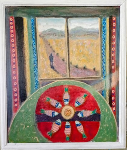 The last supper by Nalini Shanthi Cook, Painting for Sale on Select
