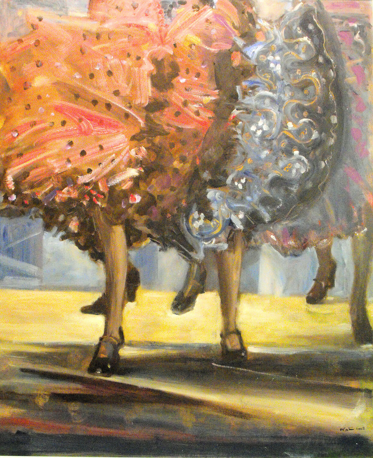 the dance: series 6 music Nalini Shanthi Cook Original painting for sale