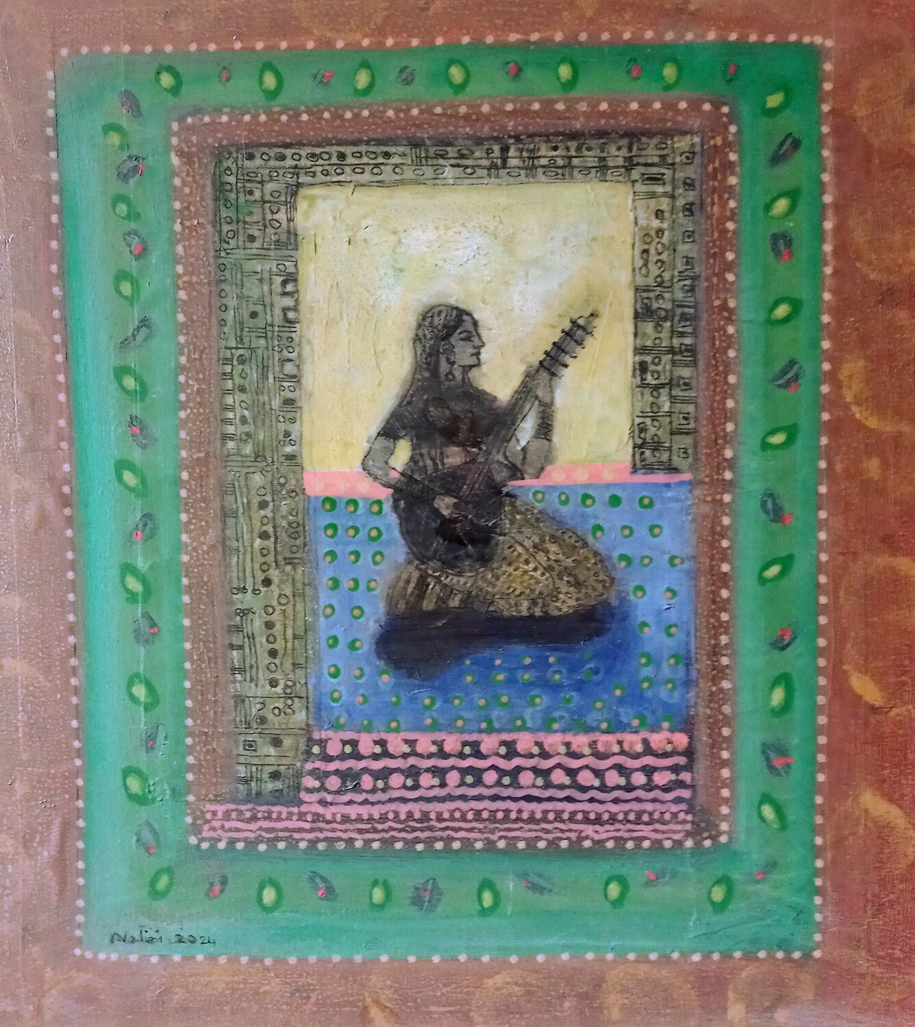 Shevanthi: Series 5 Look East Nalini Shanthi Cook Original painting for sale