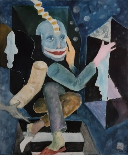 Der Magier by Steffen Mertens, Painting for Sale on Select