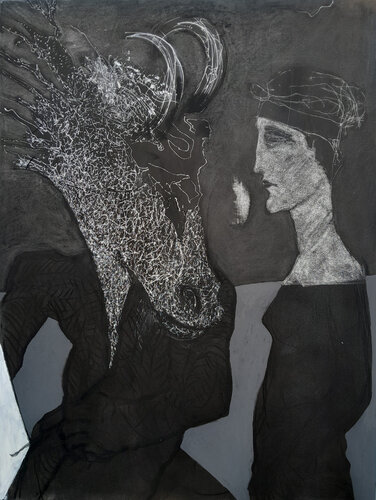 Die Schöne und das Biest by Steffen Mertens, Painting for Sale on Select