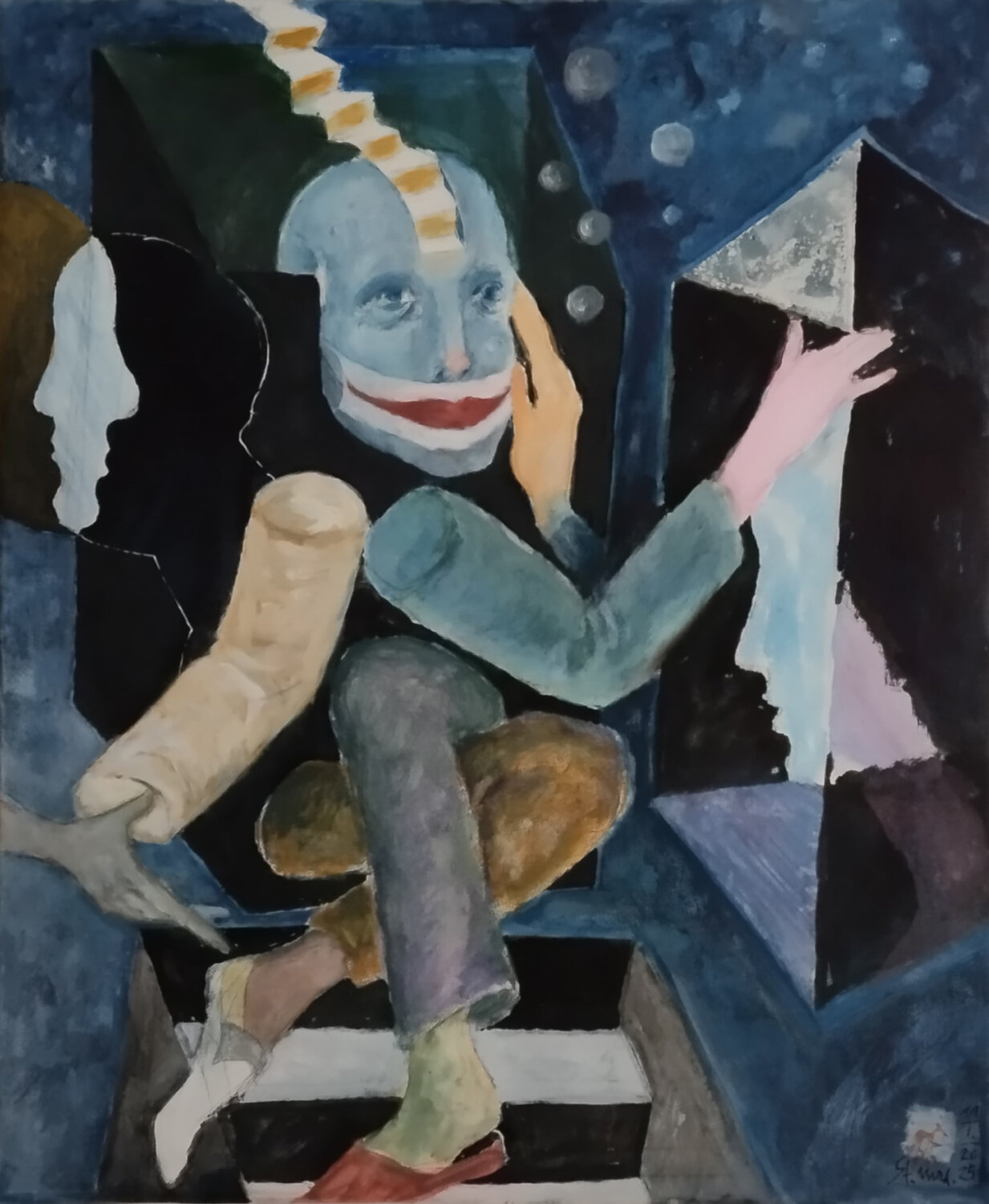 Der Magier Steffen Mertens Original painting for sale
