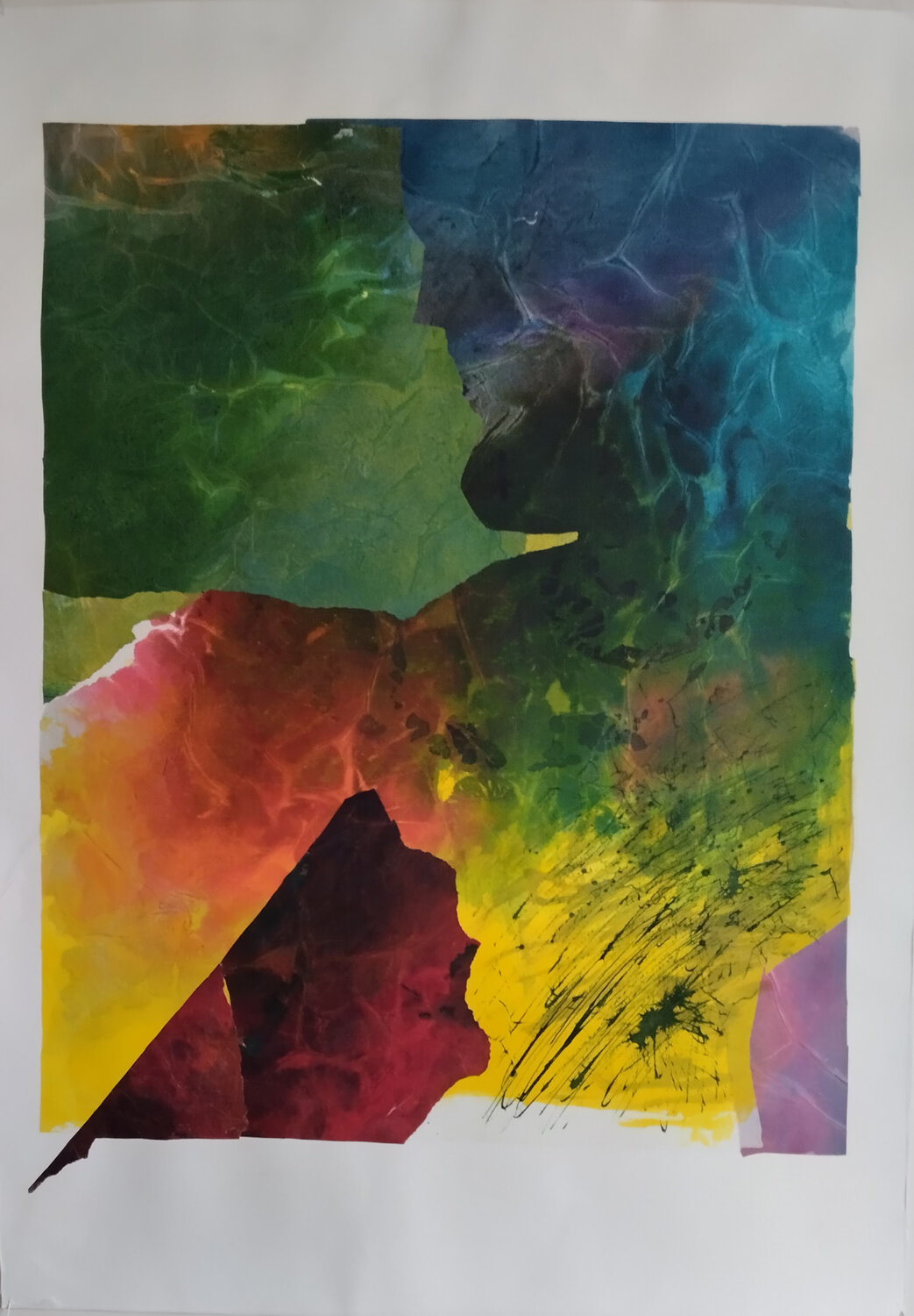 Profil einer Landschaft Steffen Mertens Original painting for sale