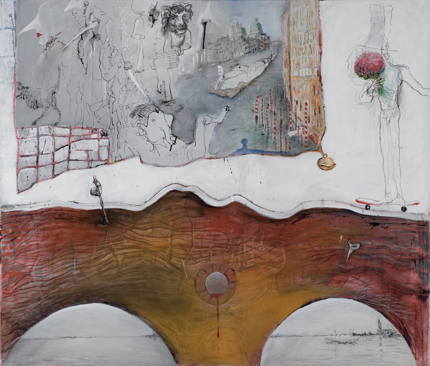 Maskerade Steffen Mertens Original painting for sale