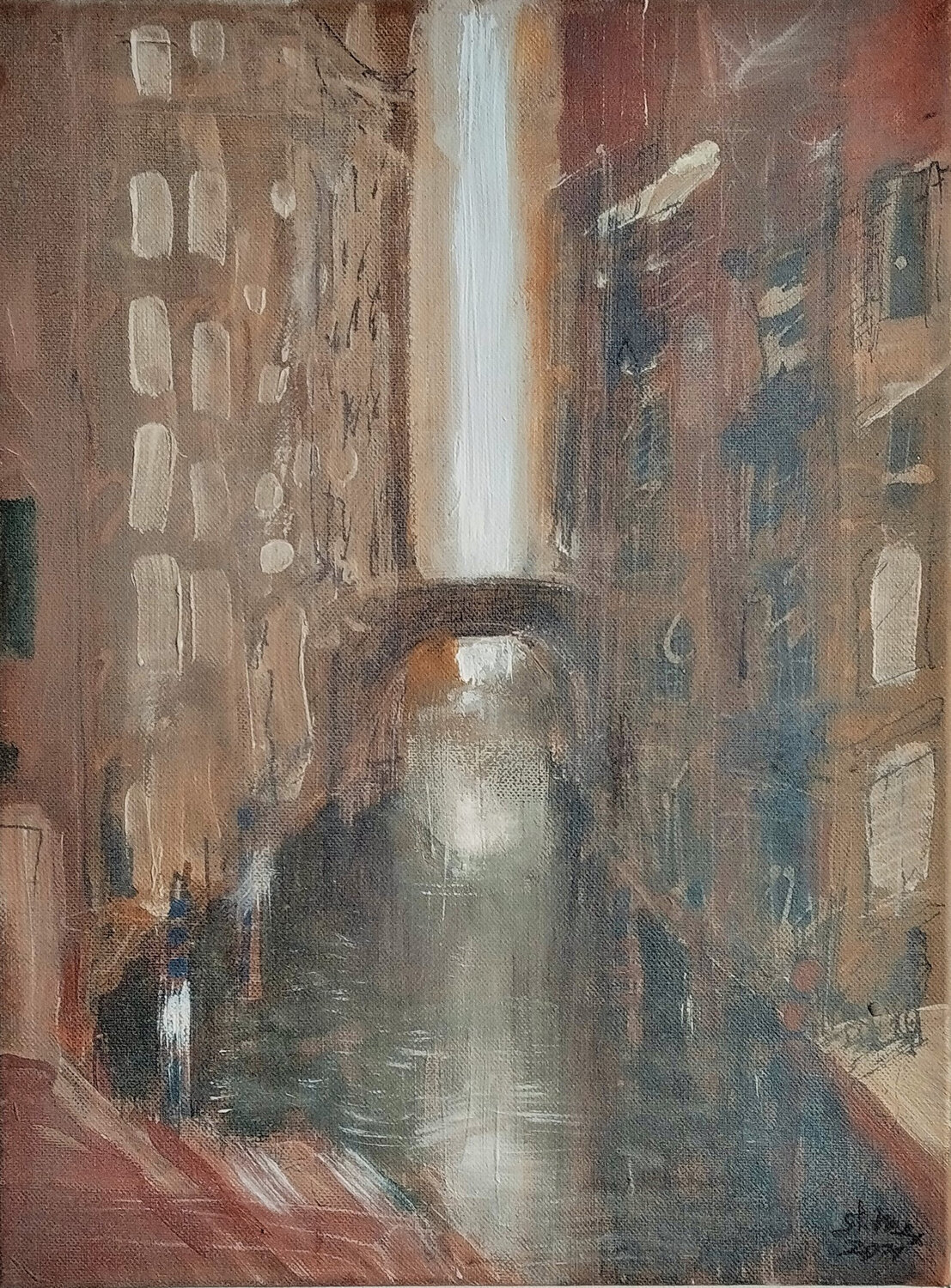il canale I Steffen Mertens Original painting for sale