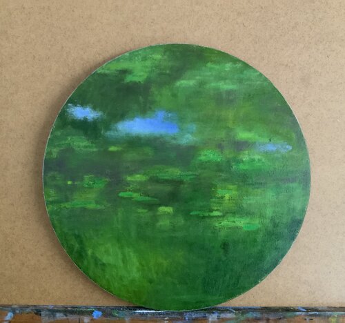 The Pond by Kathy Gébelin, Painting for Sale on Select